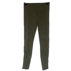 Lululemon olive green leggings size 8